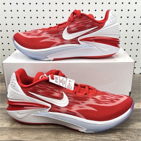 Nike Air Zoom G.T. Cut 2 TB Red White Basketball Shoes DX6650 602 Men's Size 14